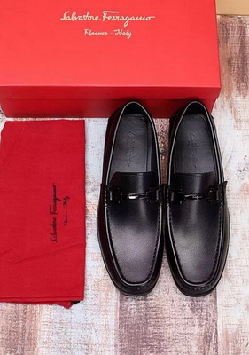 Salvatore Ferragamo Business Casual Men Shoes--042